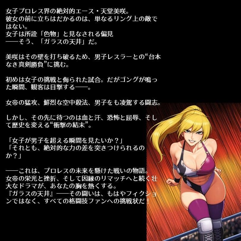 ガラスの天井-女帝陥落屈辱失禁。 サンプル画像 1