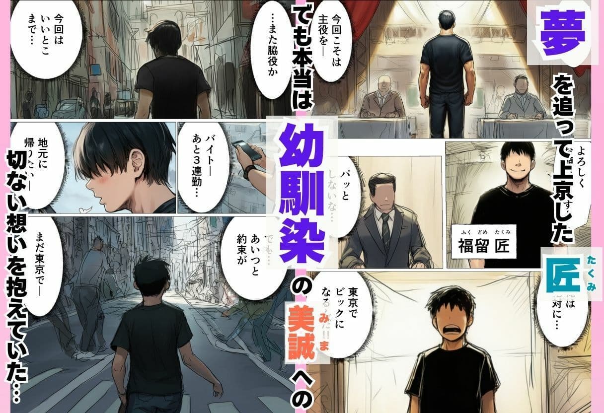 数年ぶりに帰省したら初恋の幼馴染に慰められそのままイチャラブ中出しSEXした話 サンプル画像 1