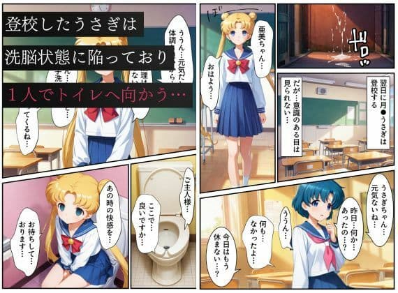 美少女戦士セーラー●ーン悪堕ち〜触手怪人に敗北し、闇堕ちさせられてしまう…〜 サンプル画像 5