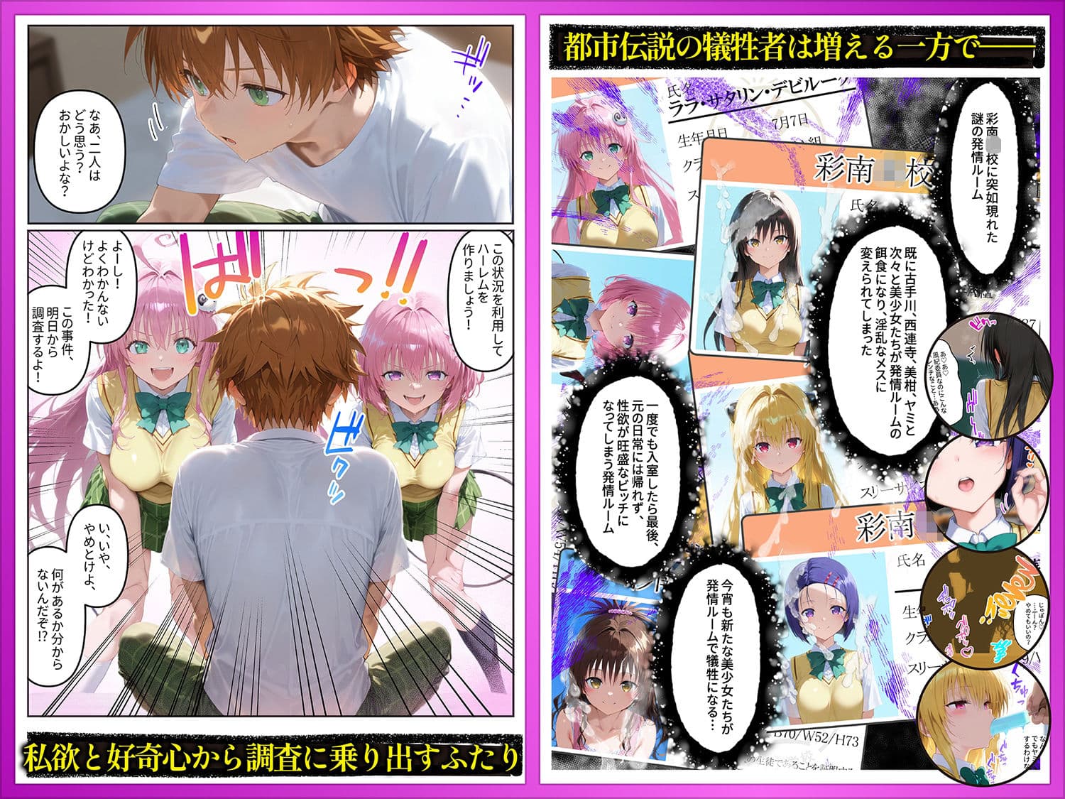 発情ルーム ララ&モモ編 その部屋は絶対に入ってはいけない― サンプル画像 1