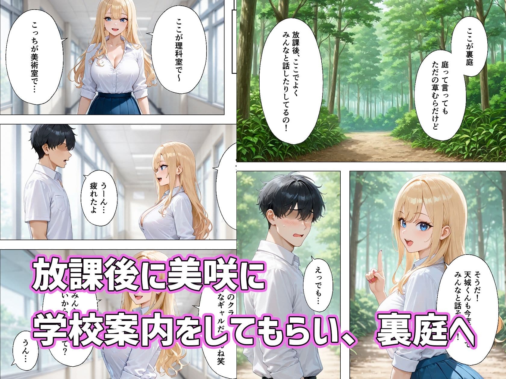 転校したらギャルしかいなかった話 サンプル画像 3