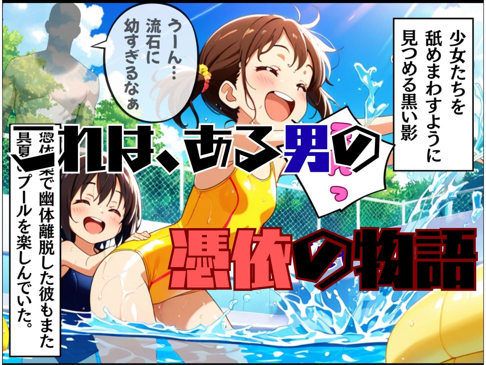 真夏のプールで・・・美女の体は俺のもの サンプル画像 1