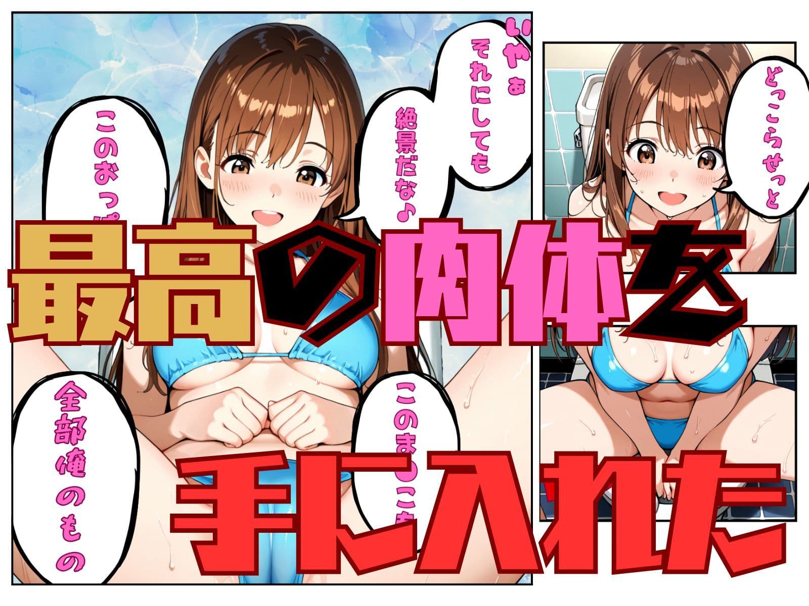 真夏のプールで・・・美女の体は俺のもの サンプル画像 6