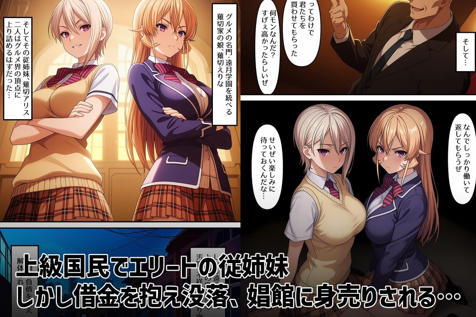 上級国民従姉妹没落記 サンプル画像 1