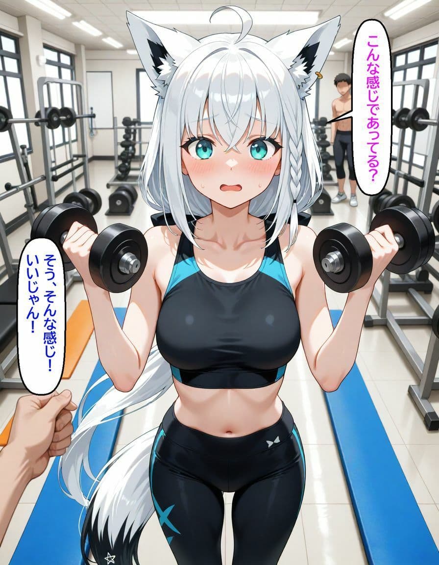 白〇フブキ 〜ジムのトレーナーに寝とられる〜 サンプル画像 2