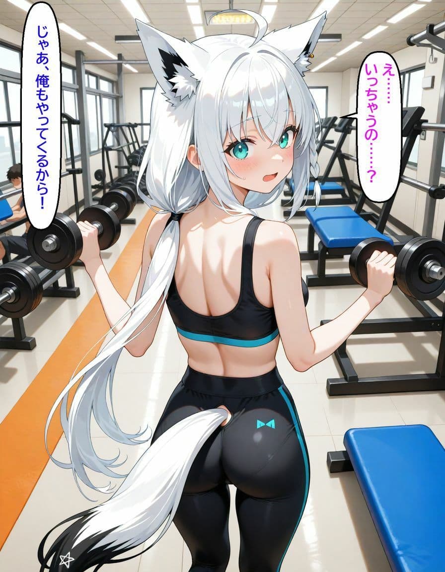 白〇フブキ 〜ジムのトレーナーに寝とられる〜 サンプル画像 3