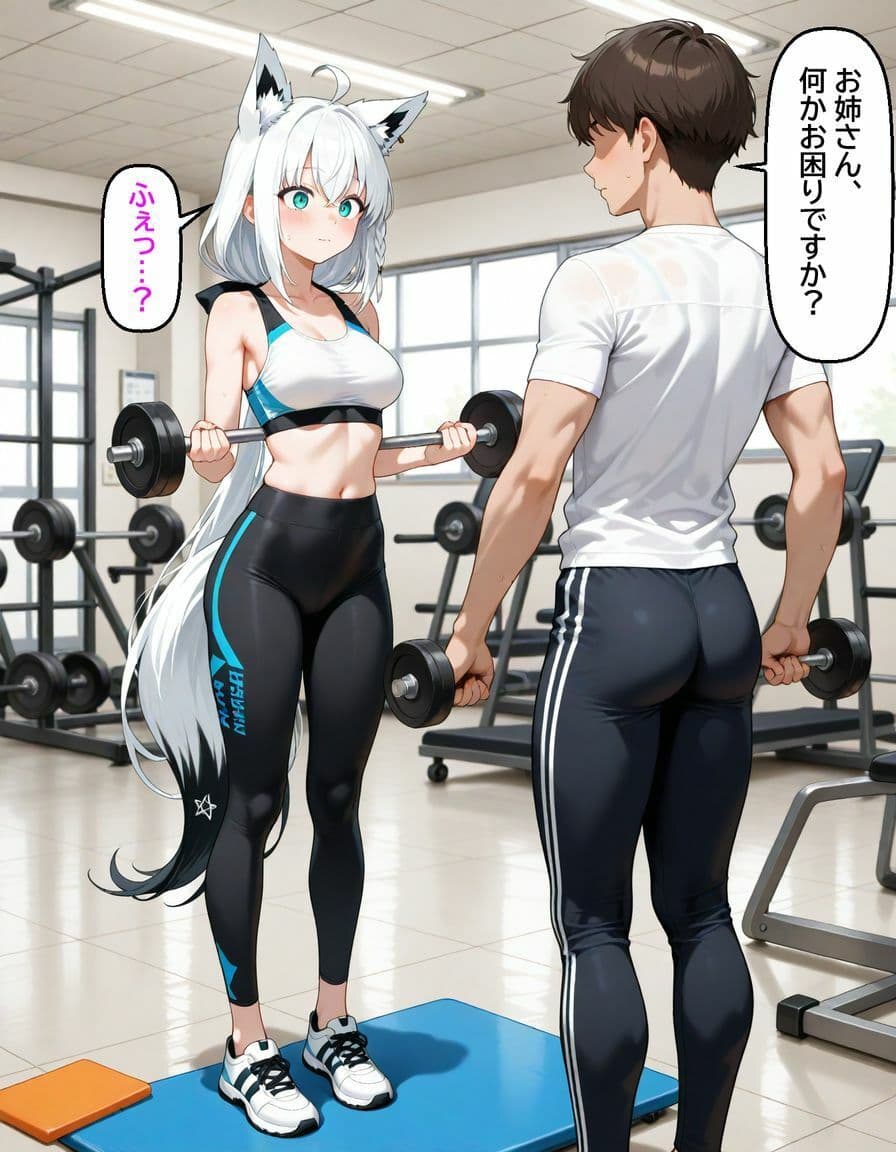 白〇フブキ 〜ジムのトレーナーに寝とられる〜 サンプル画像 4