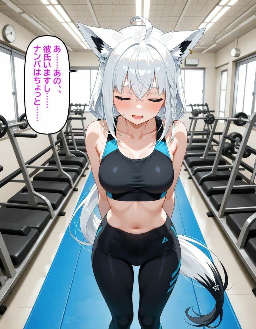 白〇フブキ 〜ジムのトレーナーに寝とられる〜 サンプル画像 5