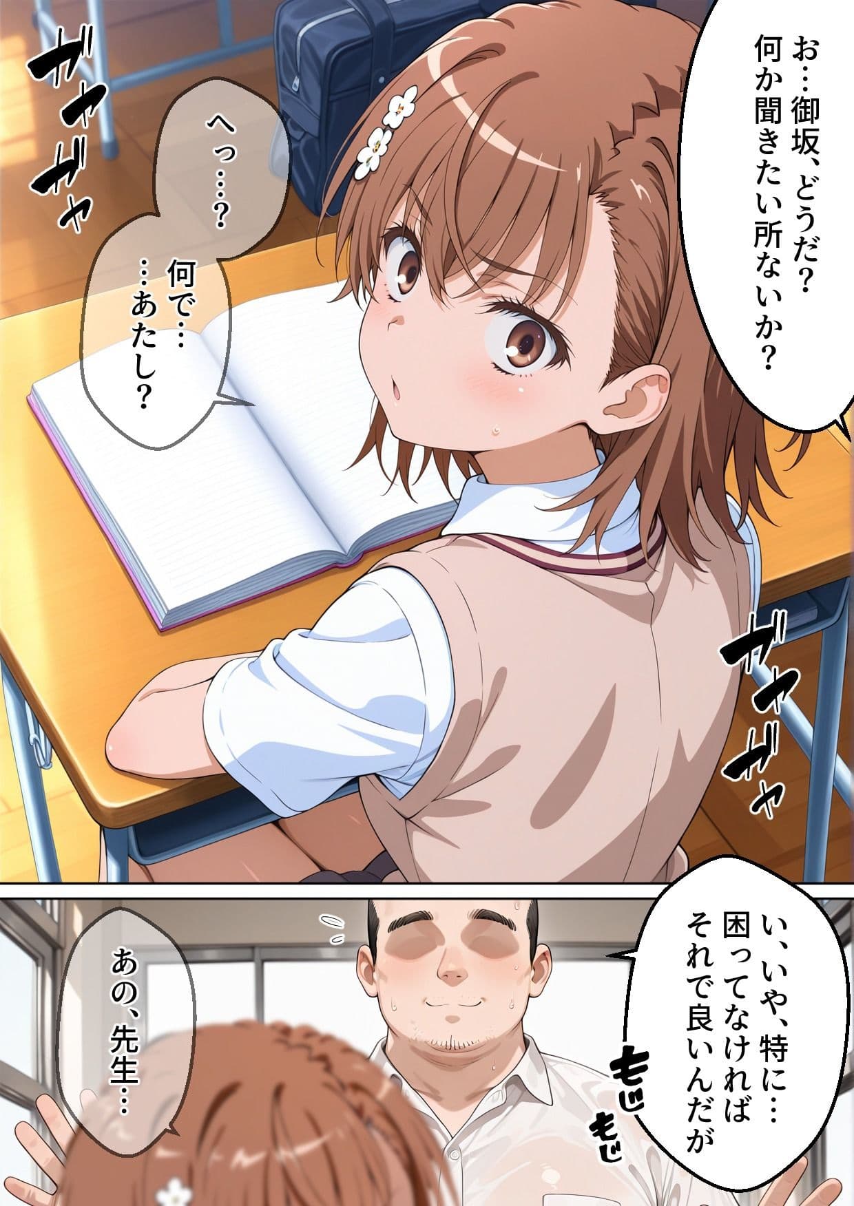 【前編】学園〇眠ヒロインズ とある科学の超〇磁砲 御坂美琴編 サンプル画像 7