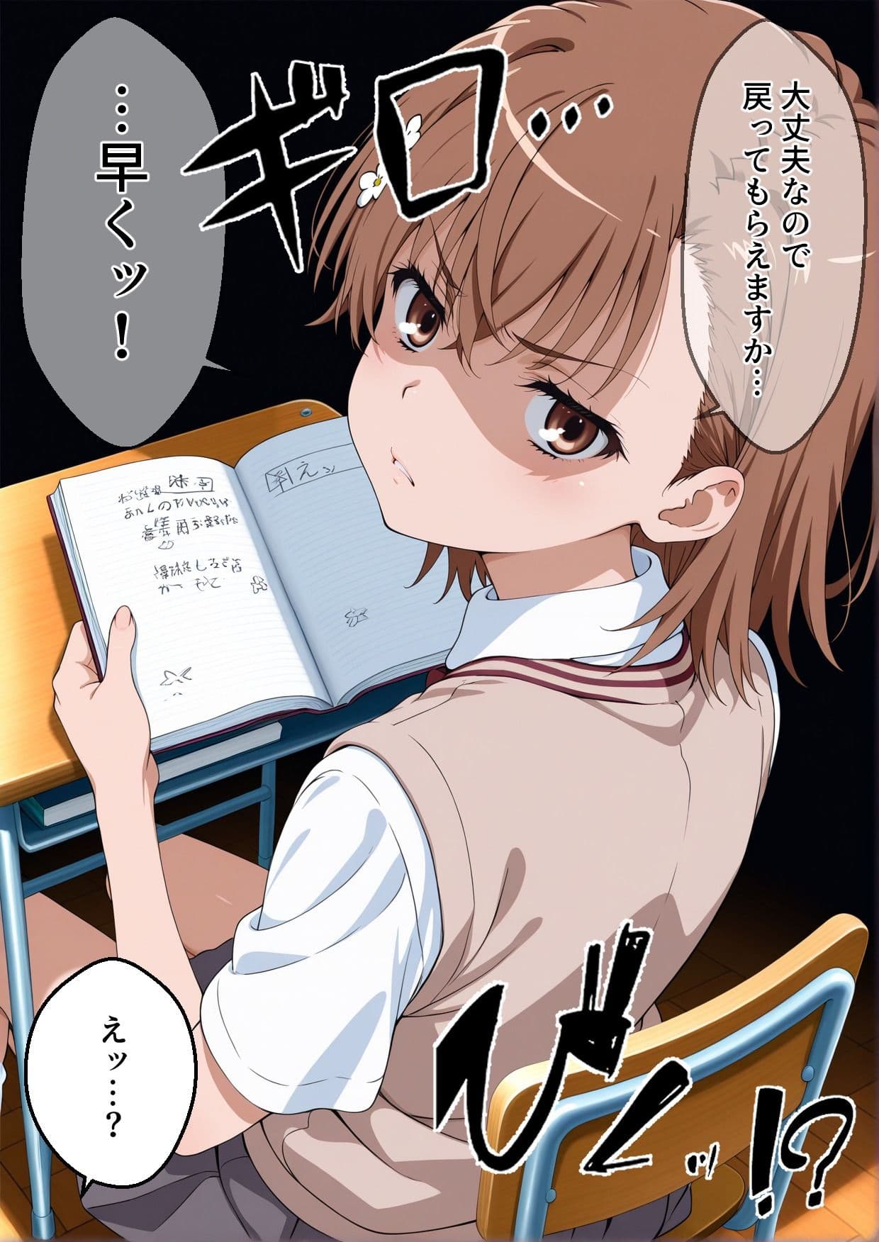 【前編】学園〇眠ヒロインズ とある科学の超〇磁砲 御坂美琴編 サンプル画像 8