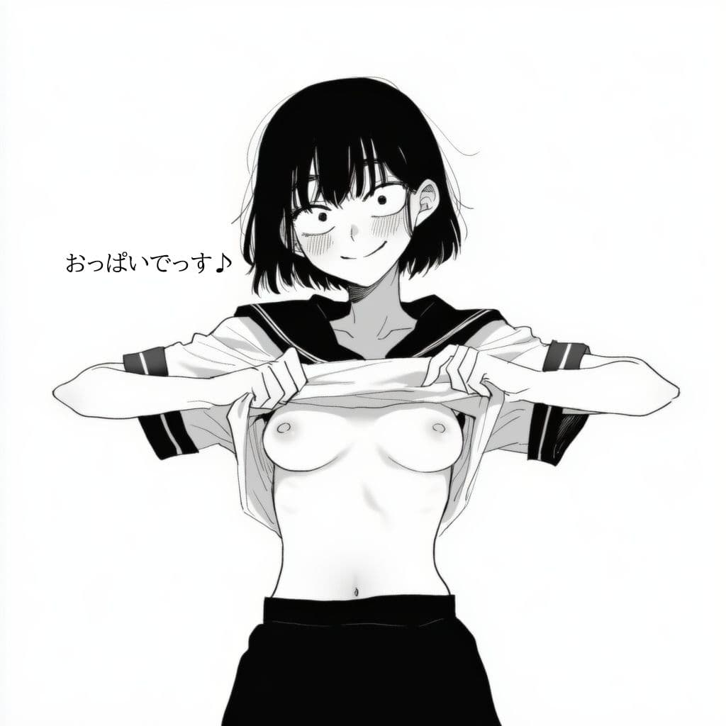 目つきが悪いダウナー系サブカルJKに無許可中出しして妊娠させる サンプル画像 7