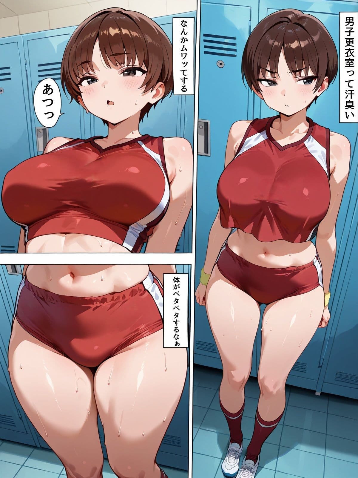 強気な陸上部女子が生中出しで子宮開発されて堕ちる汗だくエッチ サンプル画像 3