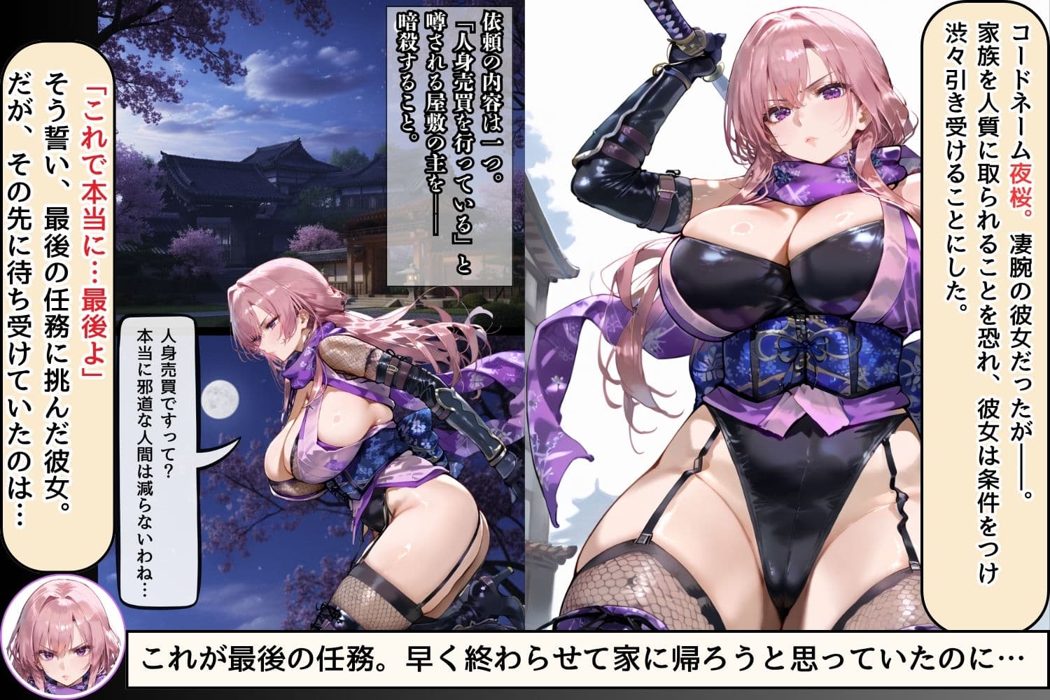 人妻くノ一  母忍!催●変態お代官の屋敷から脱出せよ。 サンプル画像 3