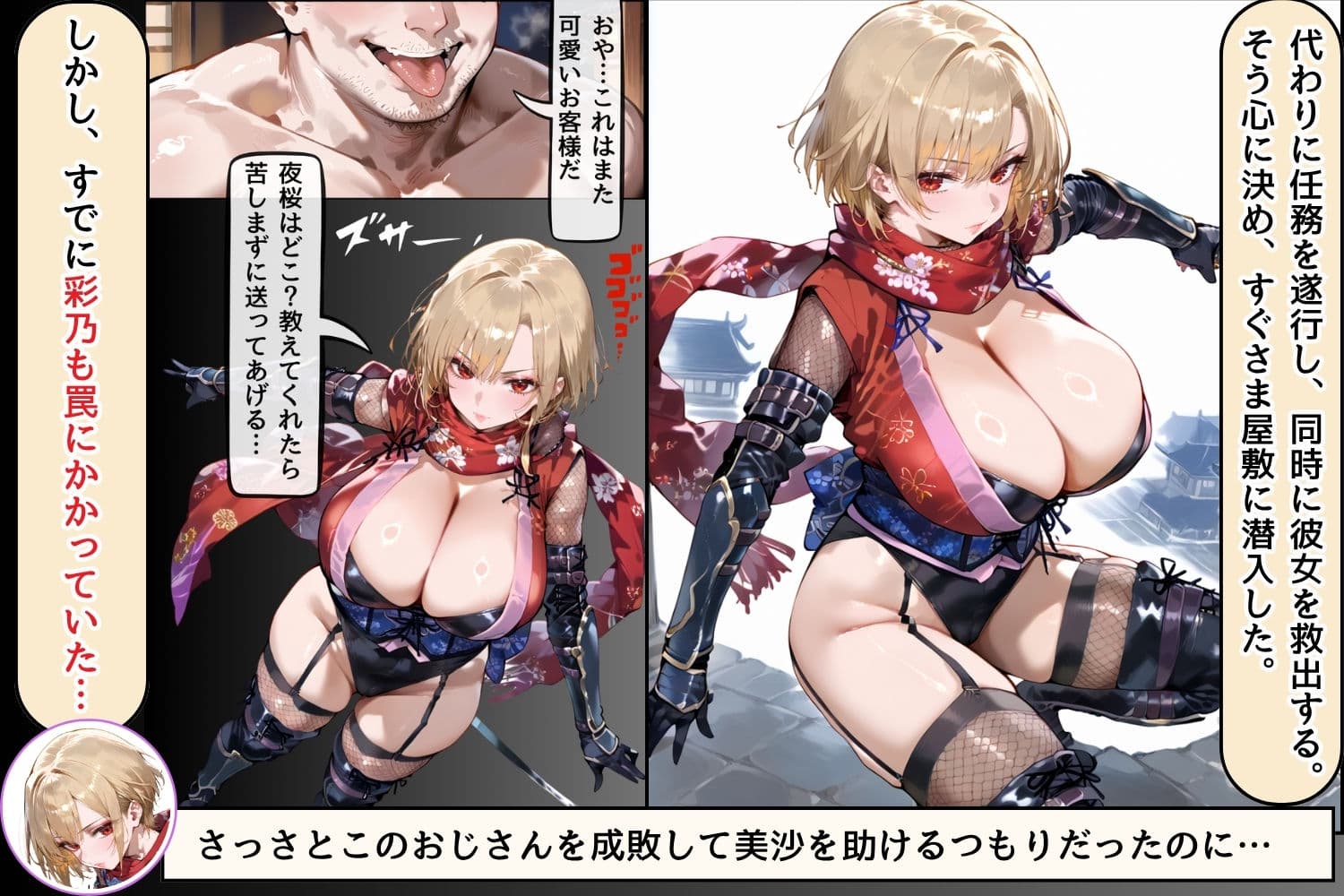 人妻くノ一  母忍!催●変態お代官の屋敷から脱出せよ。 サンプル画像 8