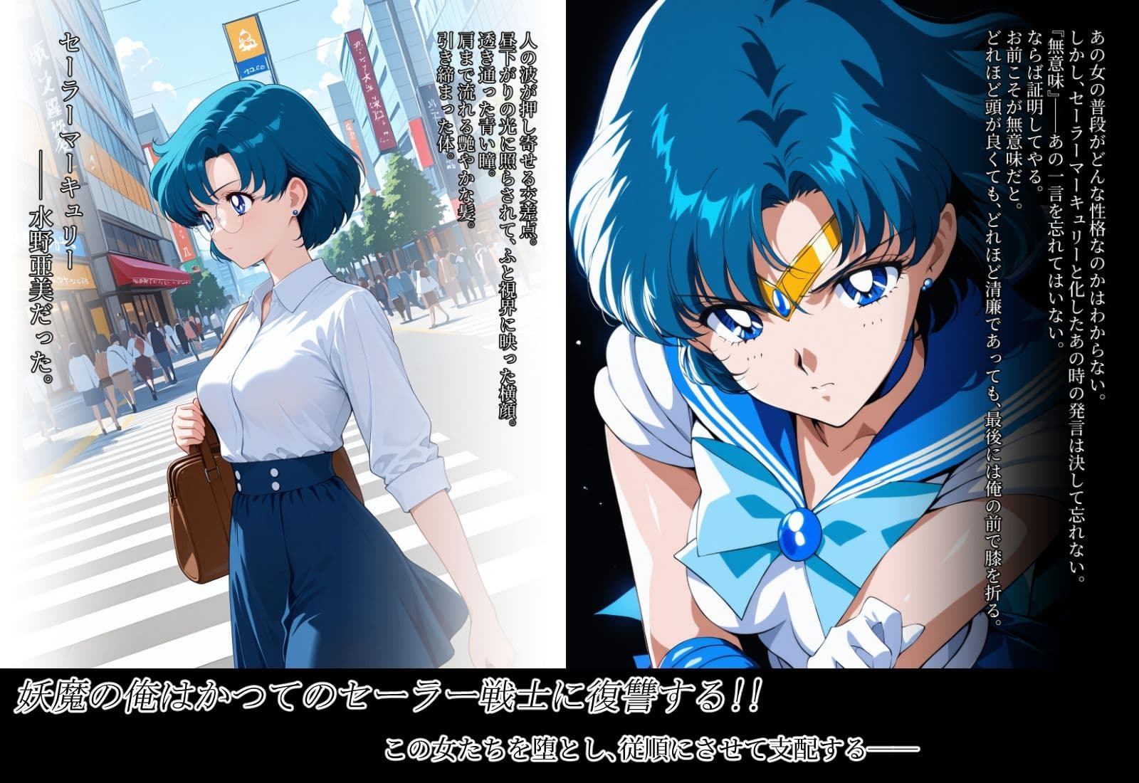 雑魚妖魔の俺がセーラー戦士を堕とすまで サンプル画像 1