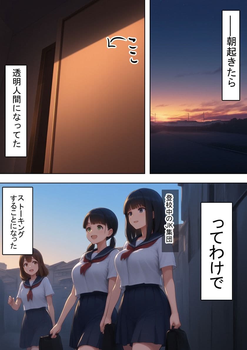 透明人間になったらやることって サンプル画像 1