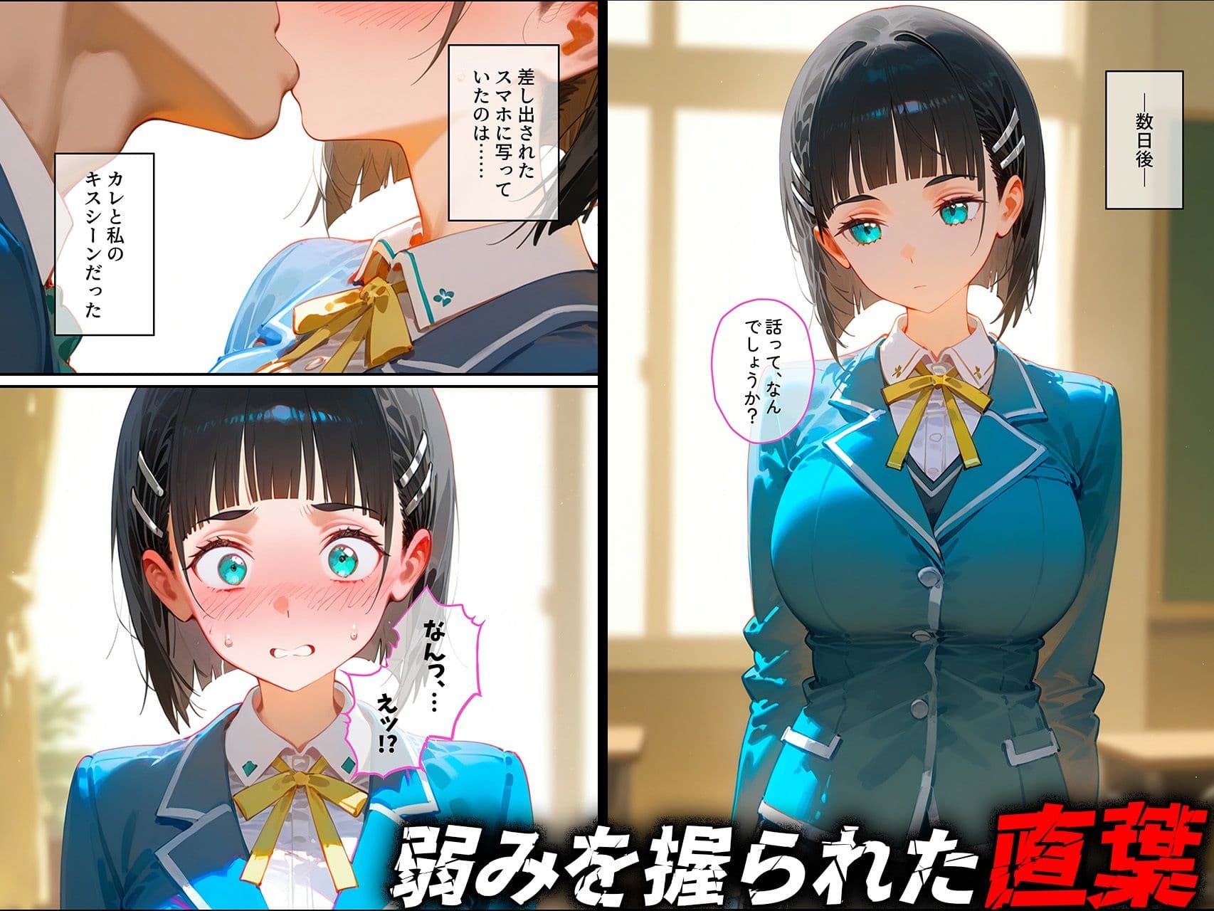 【桐ヶ谷◯葉】俺の大好きな清楚彼女が寝取られ快楽堕ちする話 サンプル画像 2