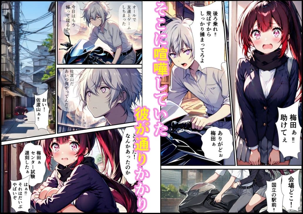 【実話】センター試験遅刻した幼馴染?じゃあ送るからHカップ揉ませろよ サンプル画像 8