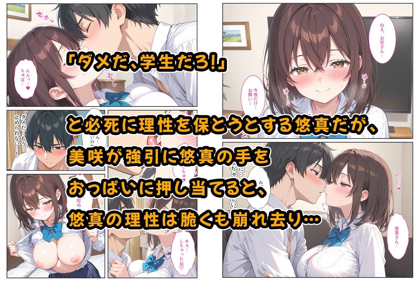 夜の公園で爆乳女子校生を拾ったら… サンプル画像 5