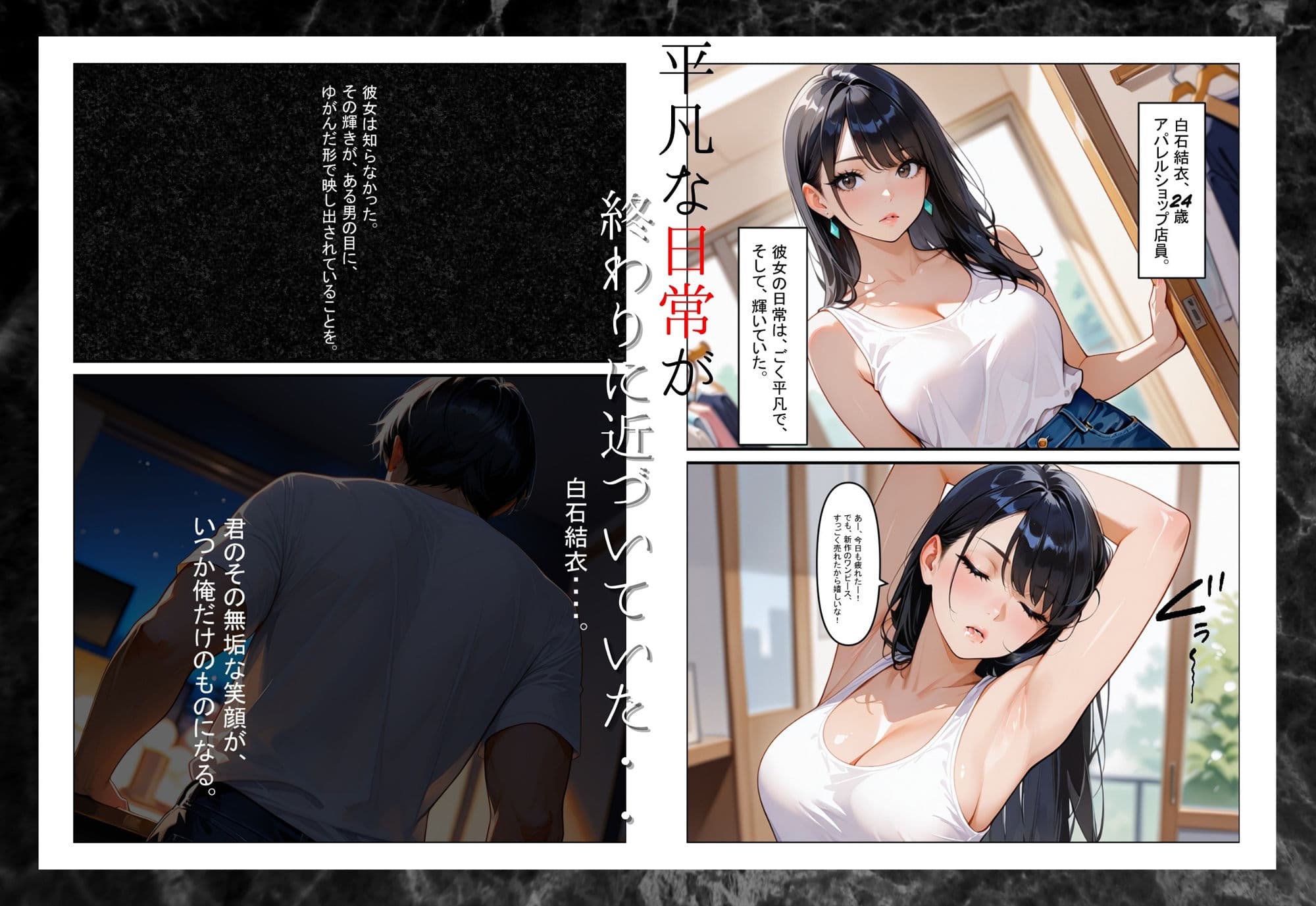 ツンデレ美女が見ず知らずの男に飼われ、精神崩壊し言いなりペットになったおはなし。 サンプル画像 1