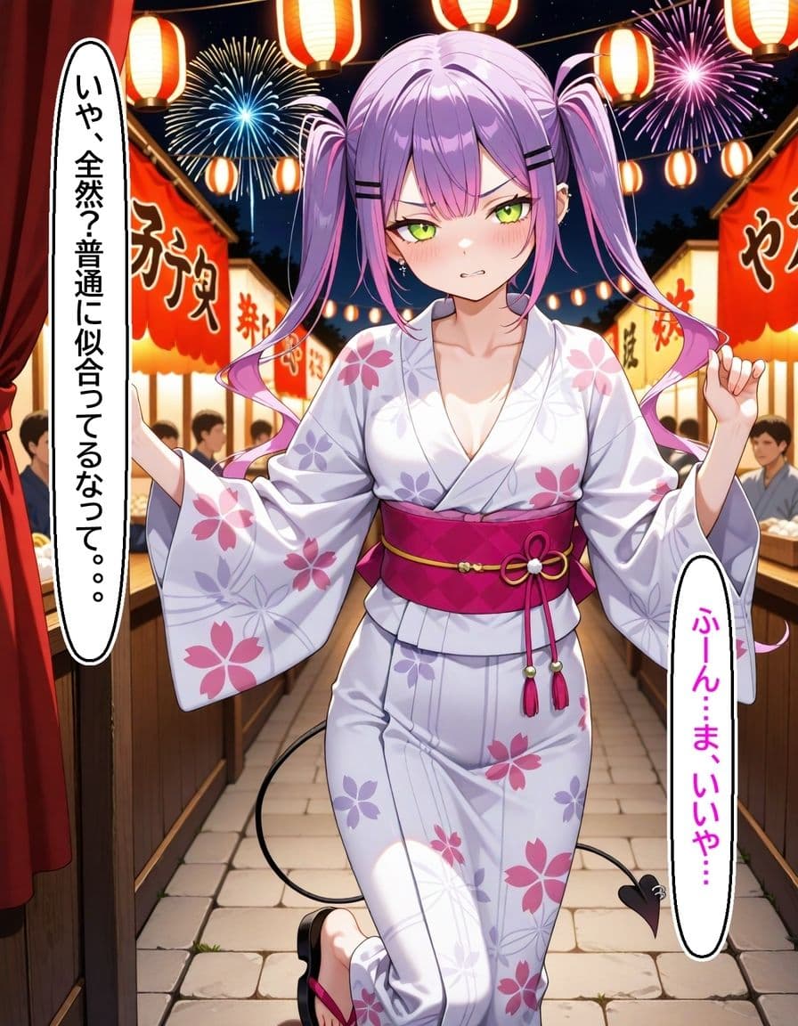 常〇トワ 〜浴衣のまま愛し合った夜〜 サンプル画像 2