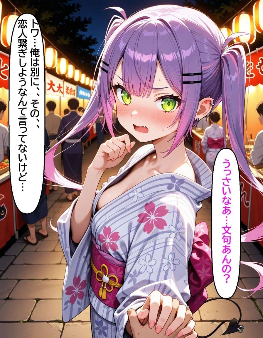 常〇トワ 〜浴衣のまま愛し合った夜〜 サンプル画像 8