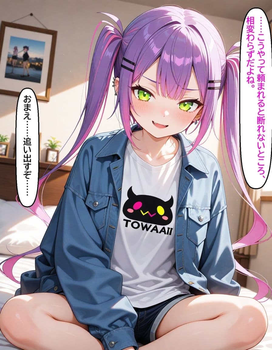 常〇トワ ツンデレなトワがイキまくって中出しされる話 サンプル画像 1