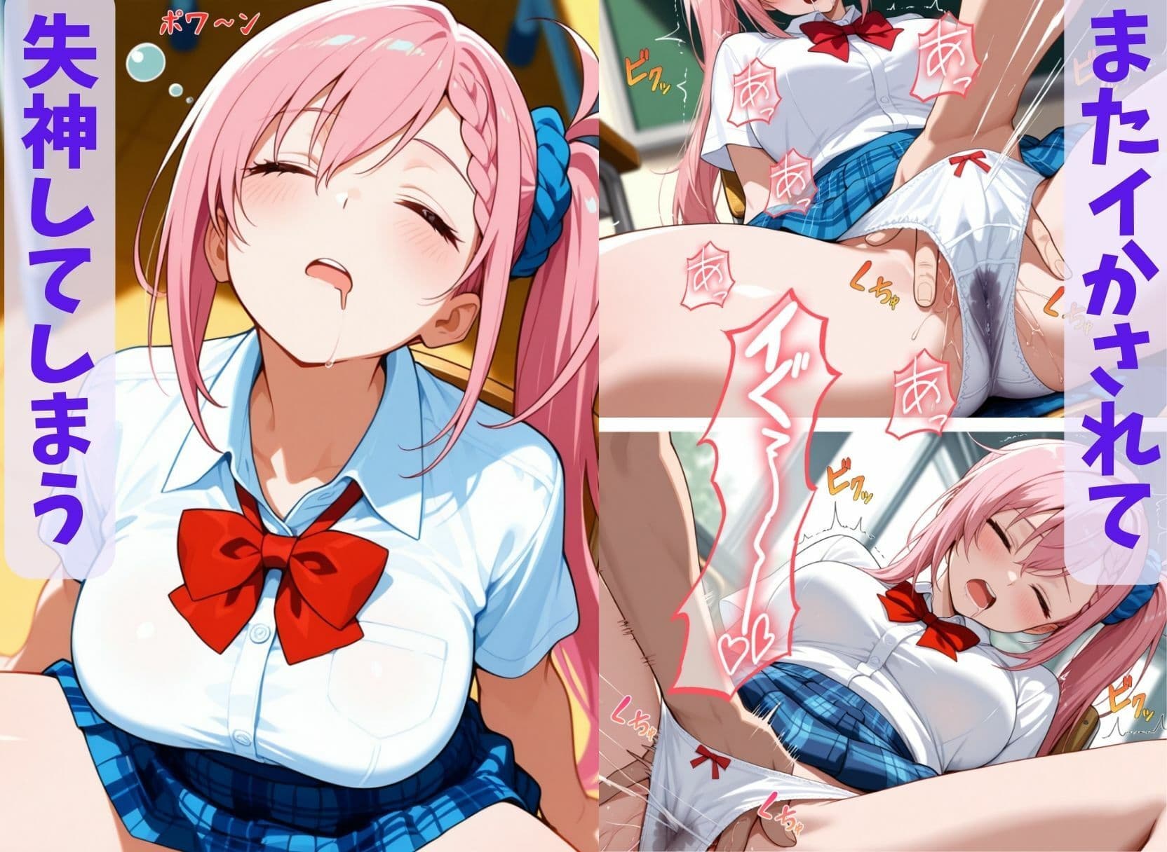 催●教室  〜巨乳JK洗脳催●〜 サンプル画像 8