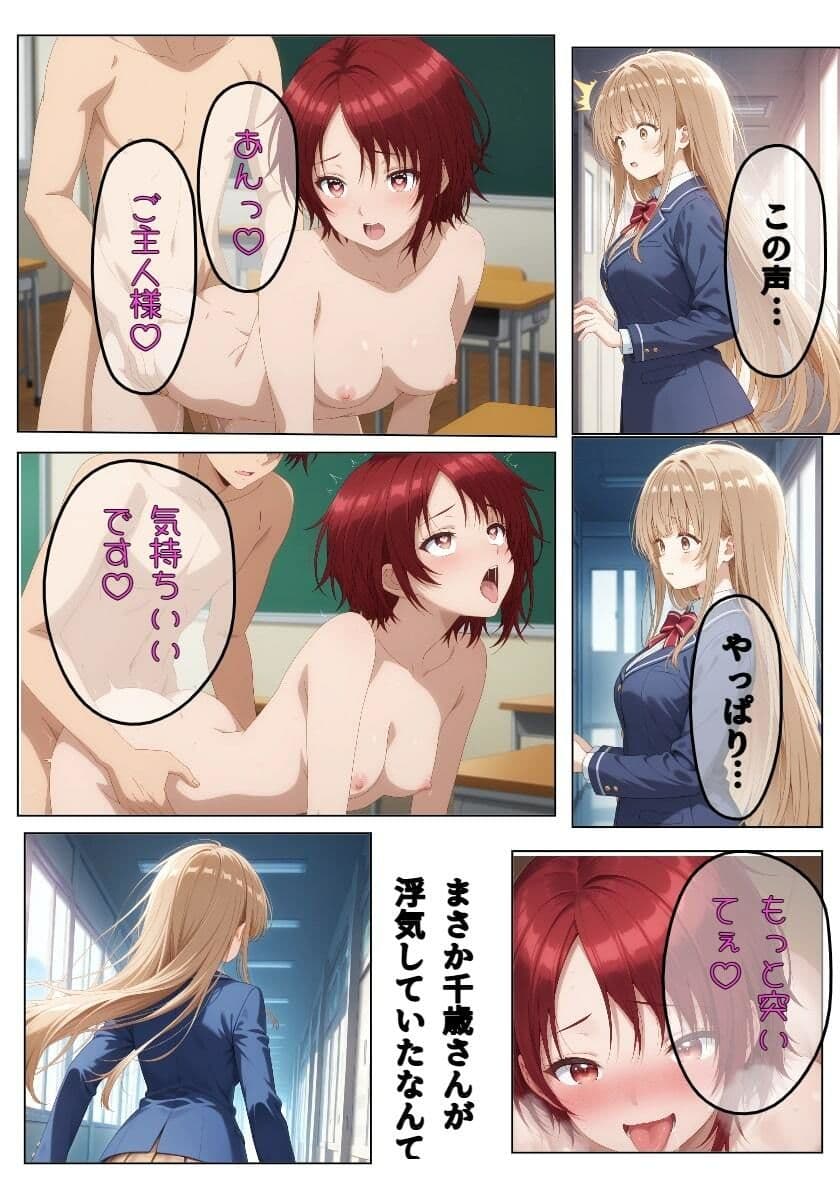 イケメン転校生に寝取られた天使様 サンプル画像 3