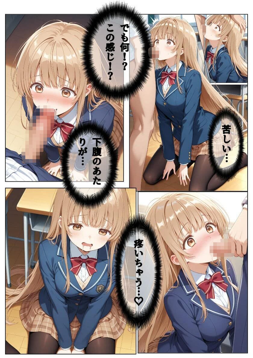 イケメン転校生に寝取られた天使様 サンプル画像 9