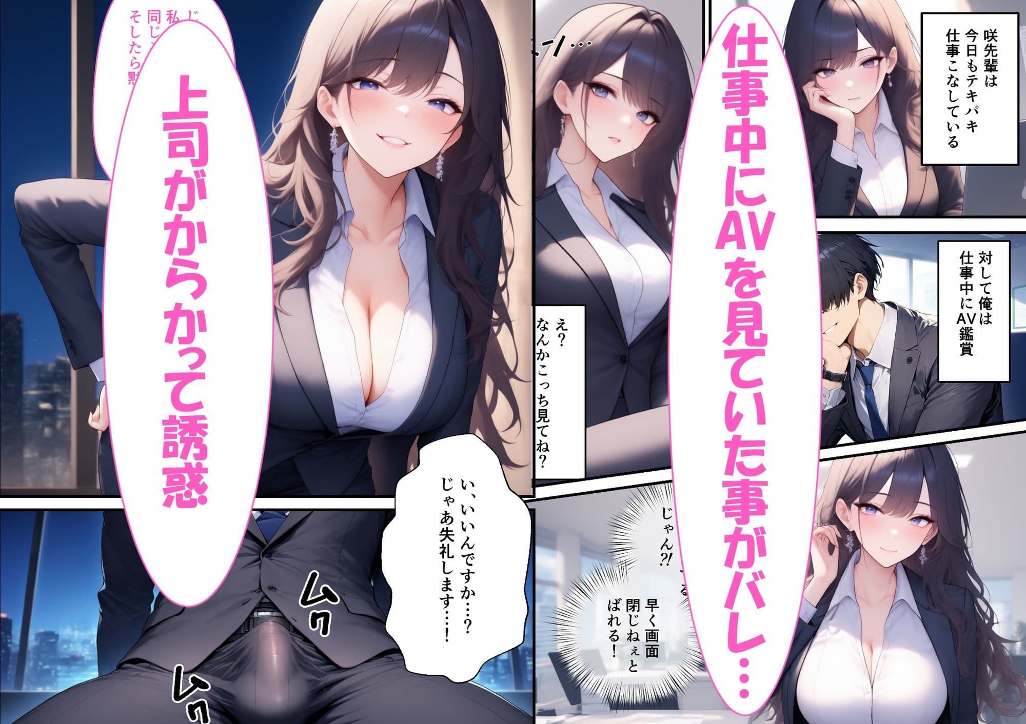 クールで美人な上司に誘惑されたけど逆に沼らせてやった話 サンプル画像 1