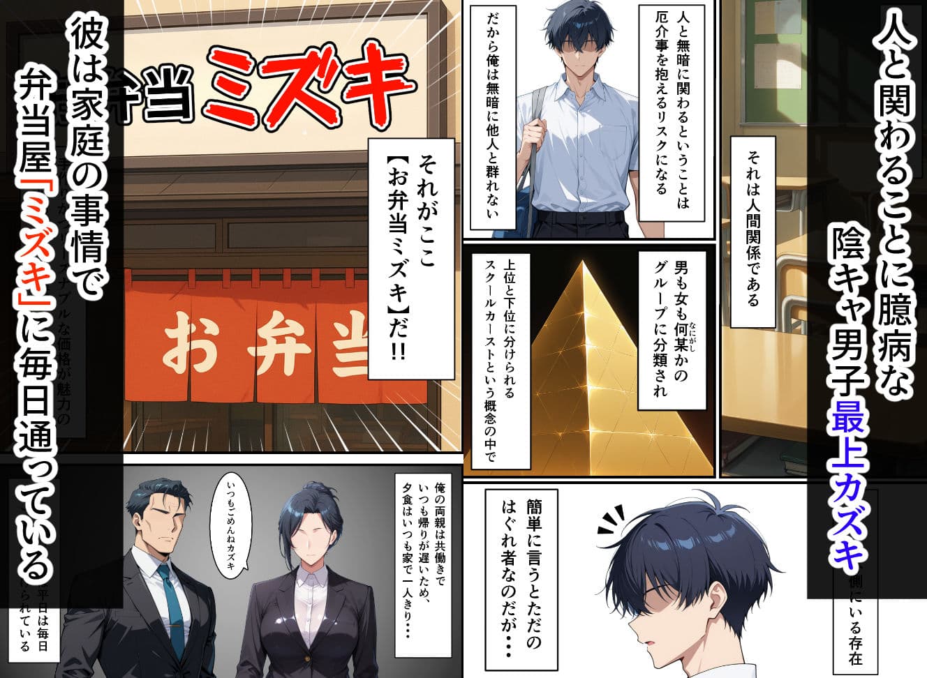 毎日通っている弁当屋の娘が同じクラスの黒ギャルだった話 サンプル画像 1