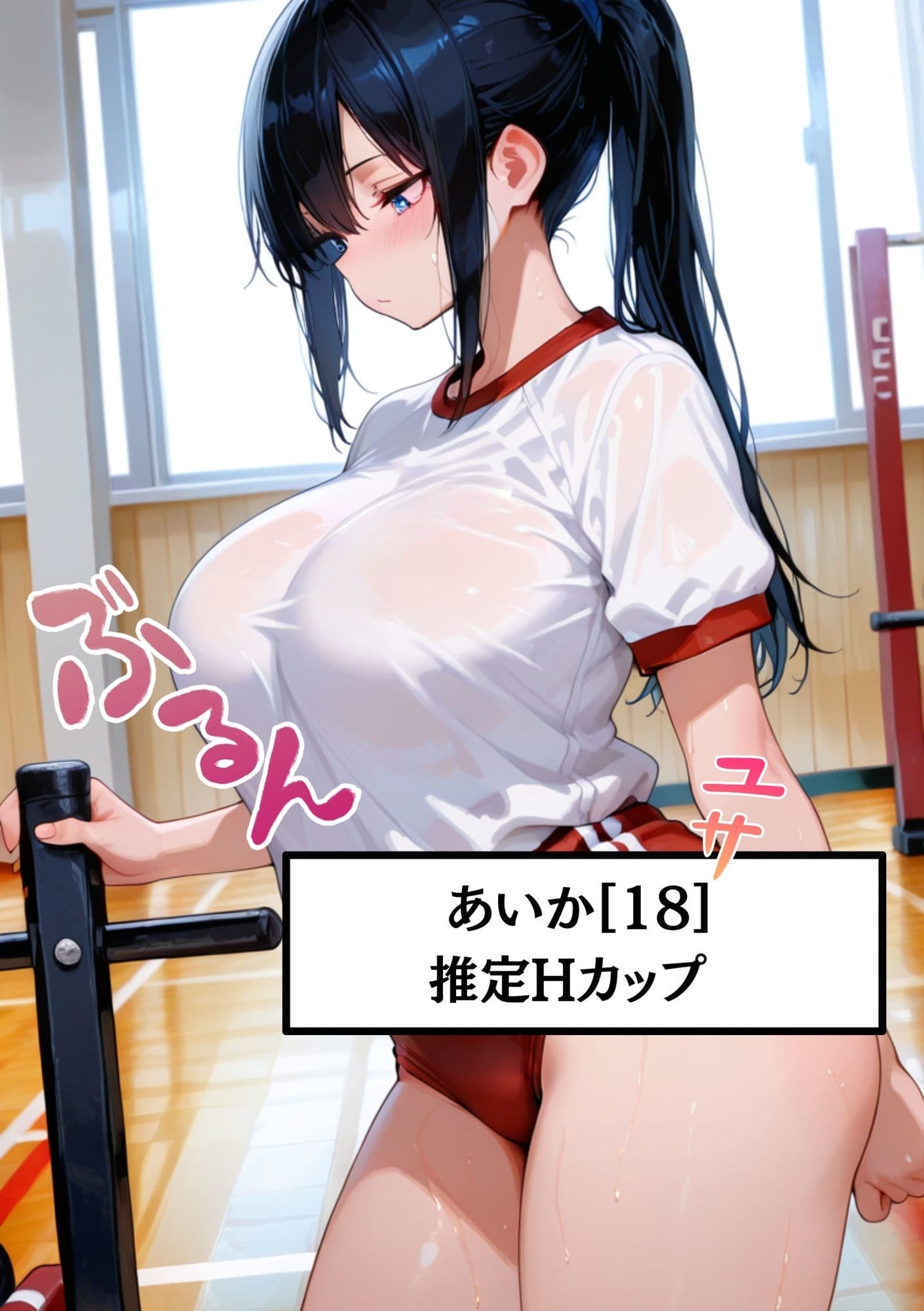 【同級生にレ●プした話】Hカップ痴女のあいか(18)体育の授業で男子同級生に犯●れる サンプル画像 1