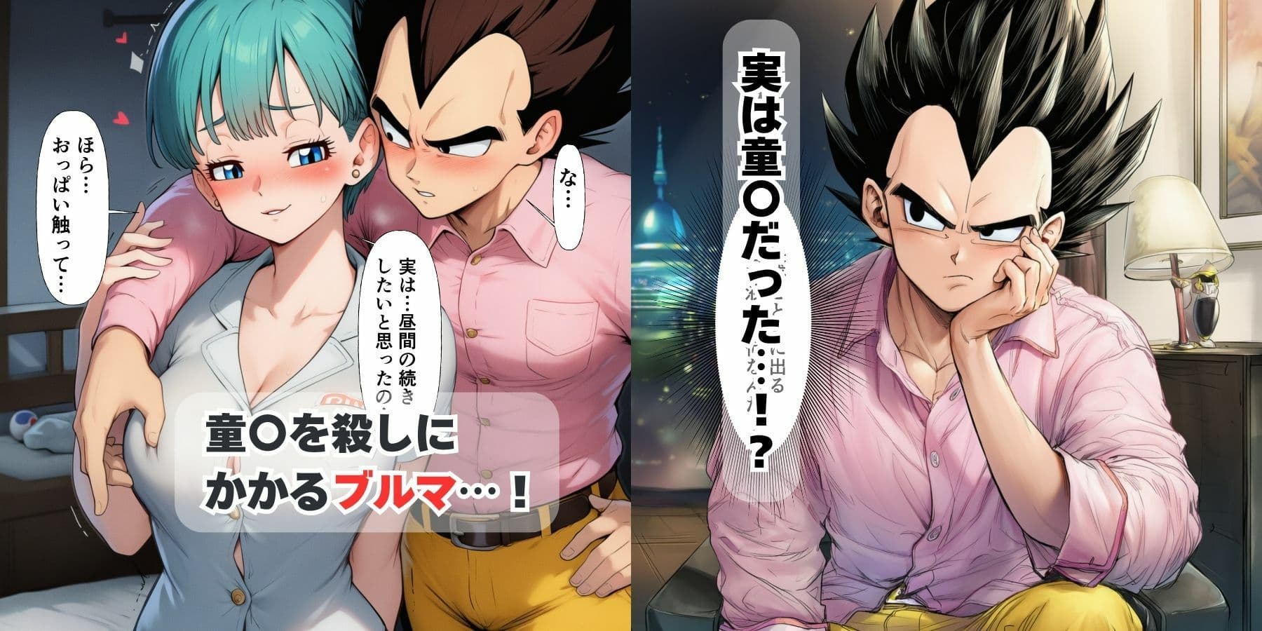 中出し孕ませビッチギャルな巨乳ブルマの性交相手はヤムチャとベジータ サンプル画像 8