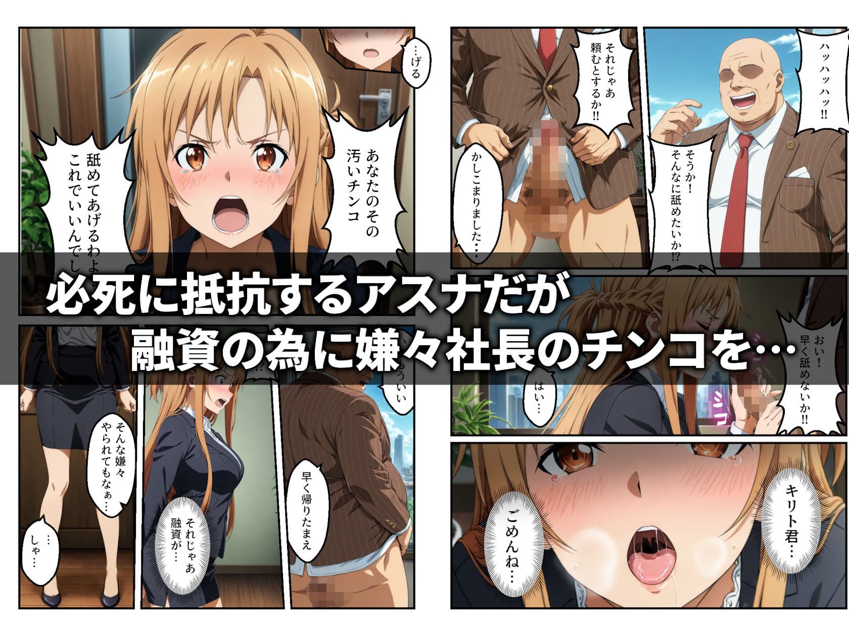 契約性交 〜アスナが堕ちるまで〜 サンプル画像 4