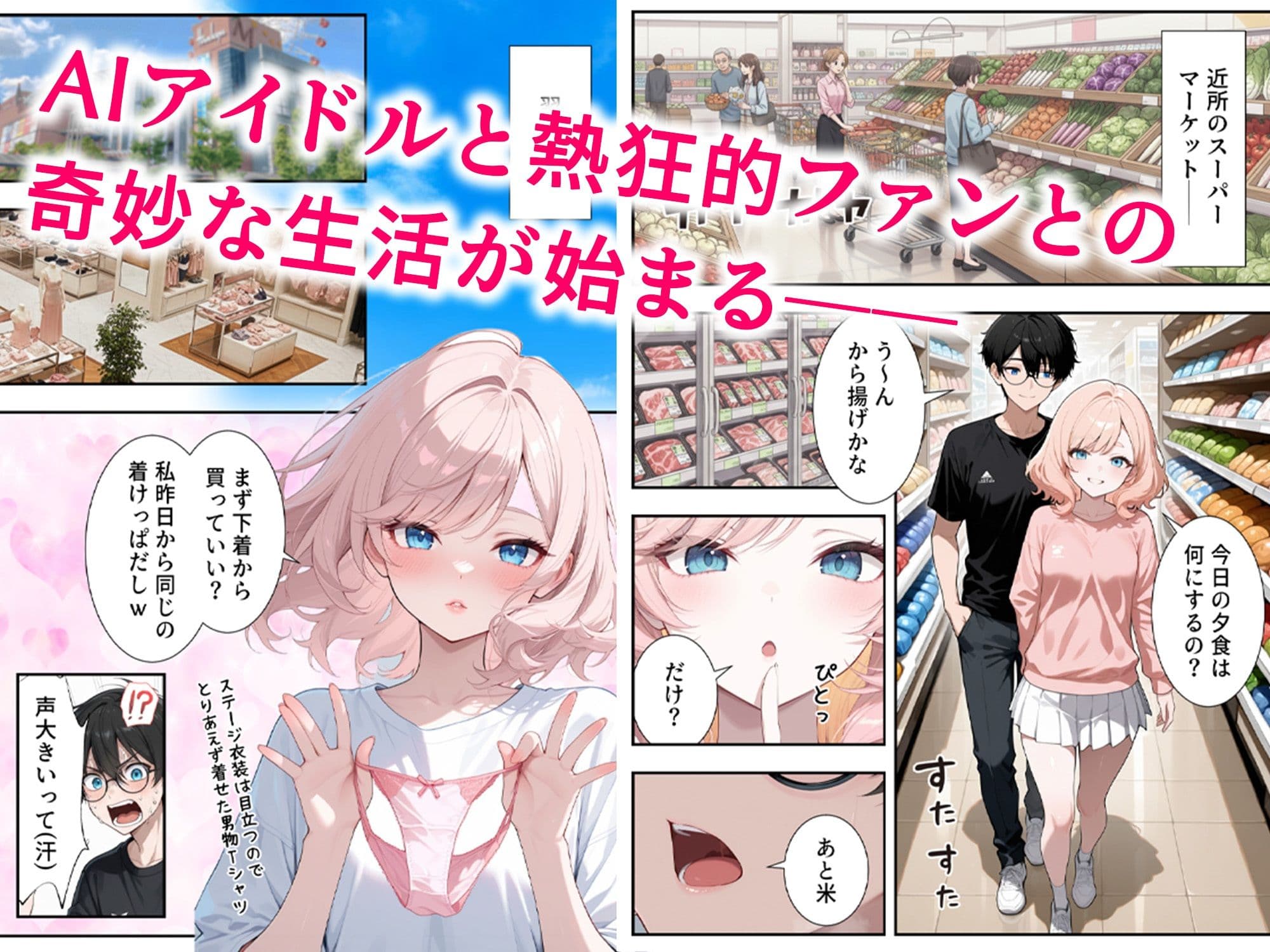 画面の向こうから推しが来た!失踪したAIアイドルとの甘とろ生活 サンプル画像 3