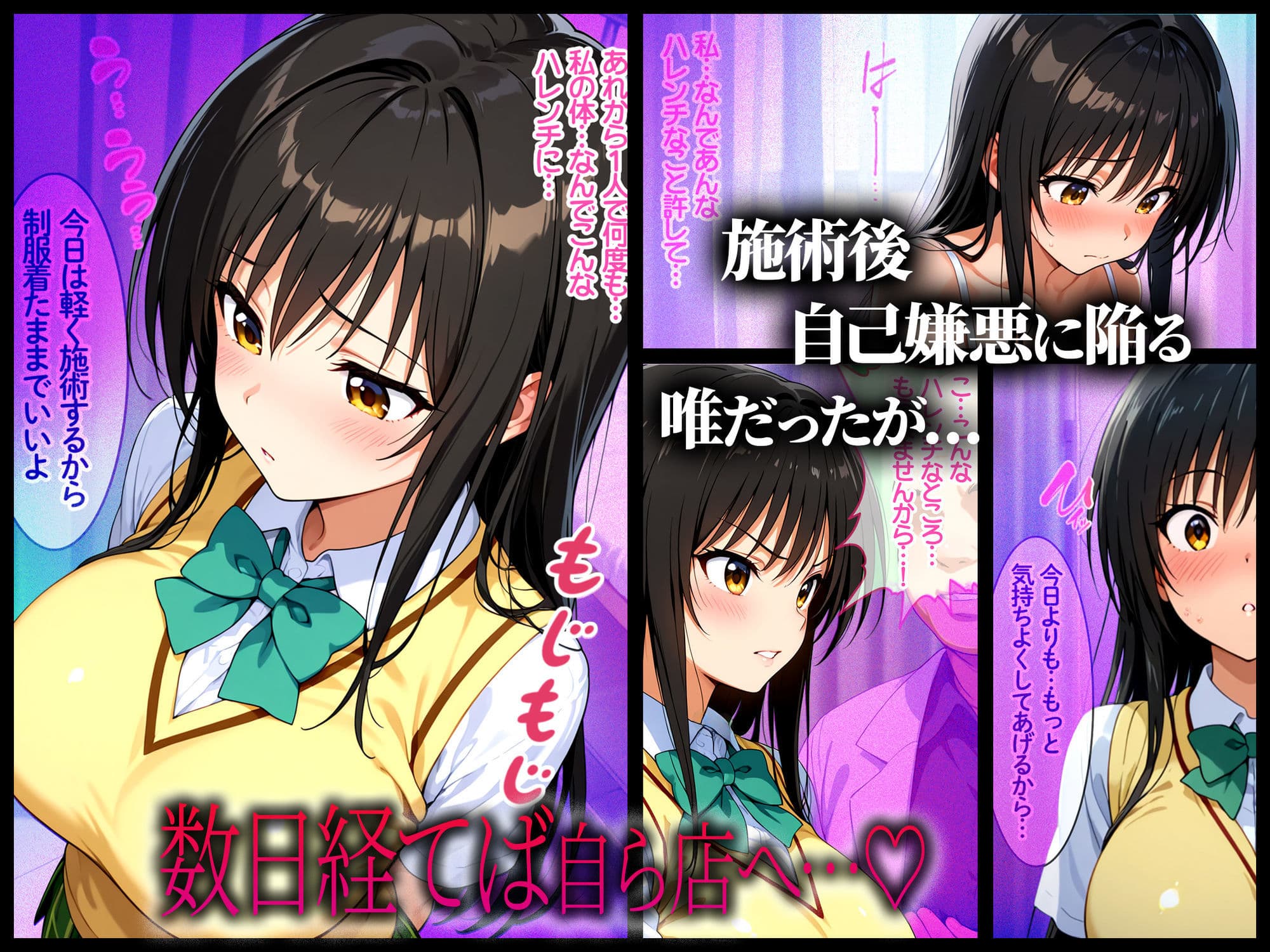 性を取り締まる風紀委員が…媚薬マッサージで快感の虜にされる話 サンプル画像 5