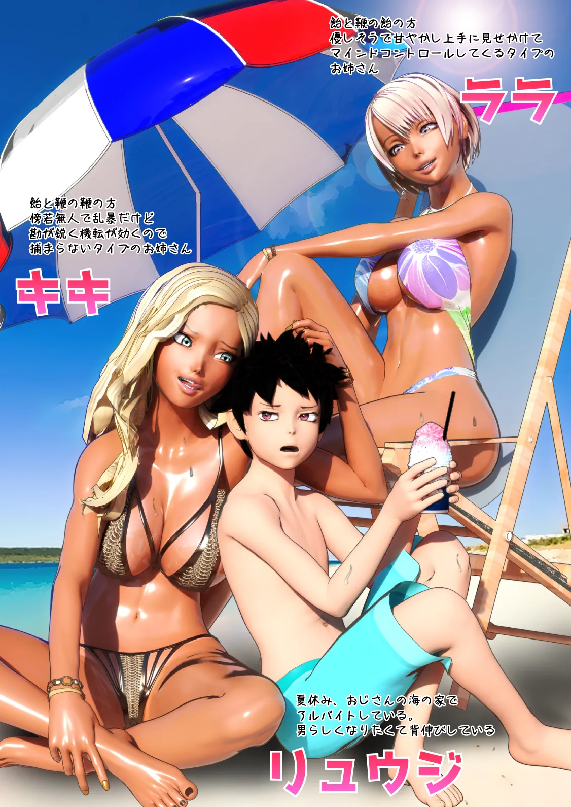 クソビッチ黒ギャルお姉さん2 〜ぐり散らかしてパコり倒す!〜 - 1ページ