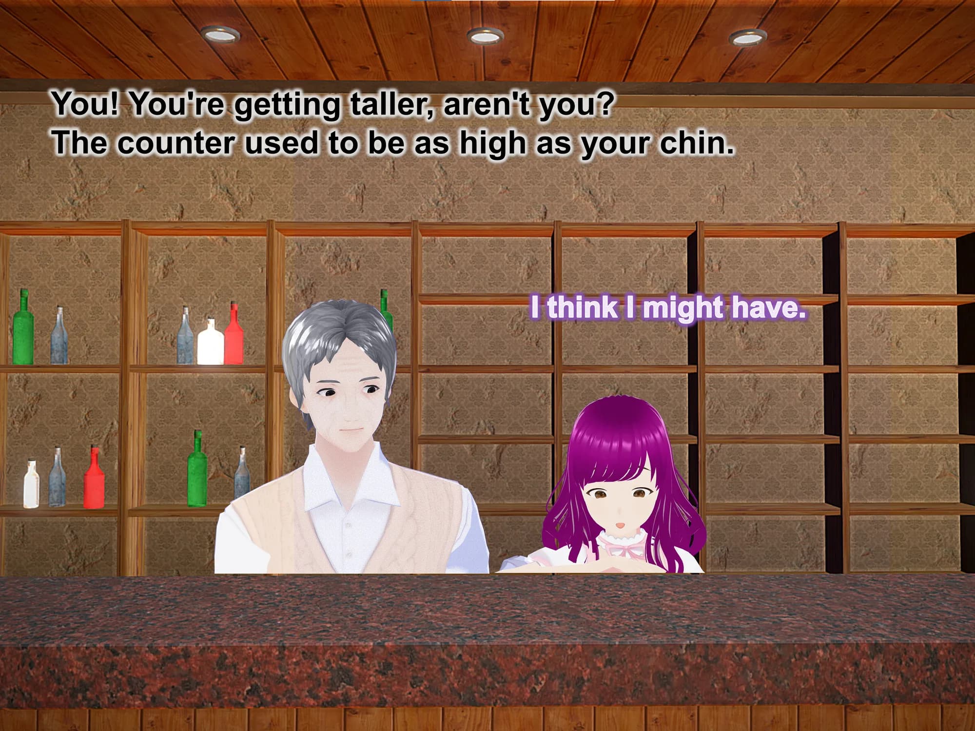 Outgrowing only girls, Overtake boys, Growth sound in the cafe - 19ページ