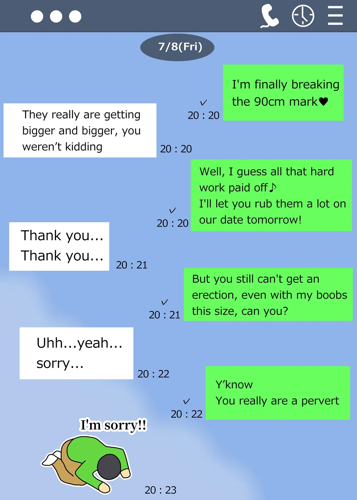 みのりの超乳化記録 〜俺のためにおっぱい大きくしてくれる彼女〜 - 7ページ