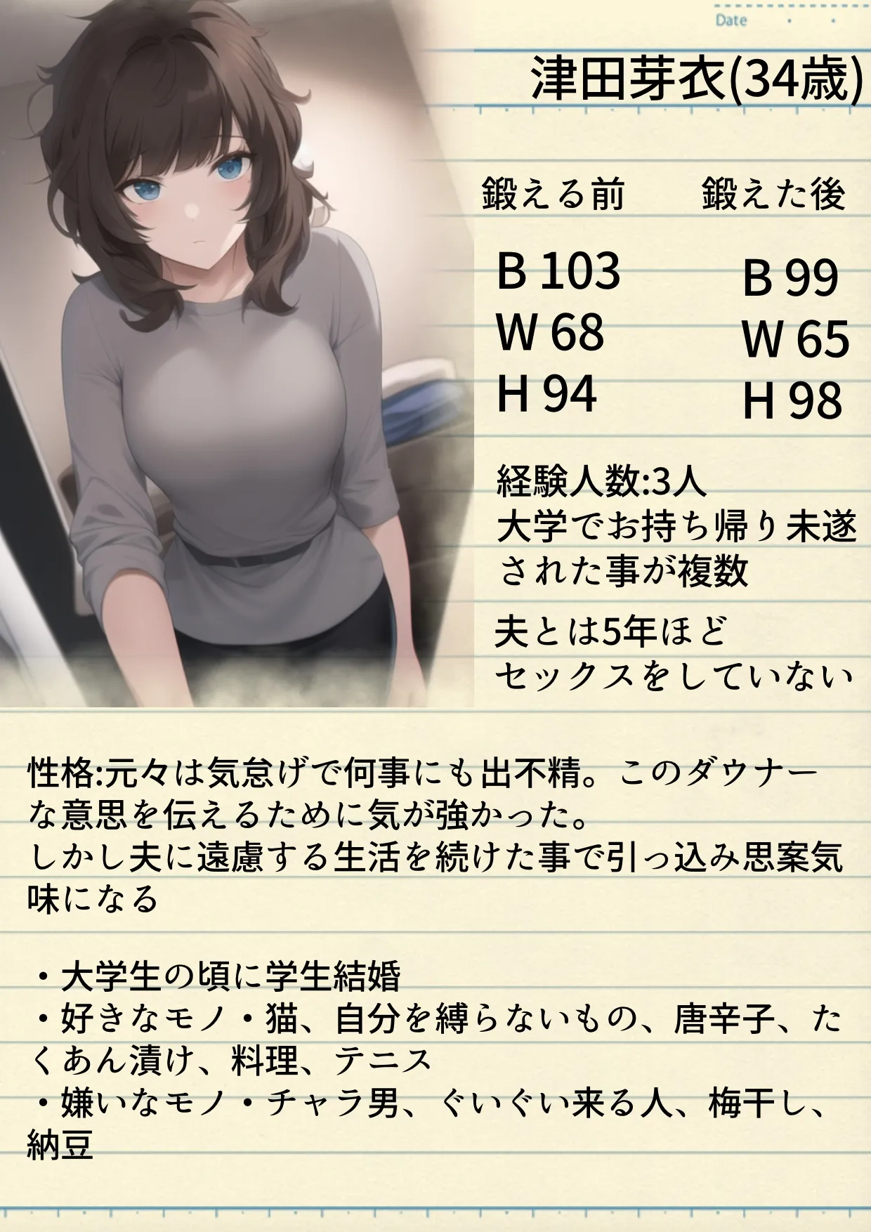 学生結婚10年後のセックスレス 〜ジムで出会う昔の嫌いなチャラ男。痩せるつもりがダウナー人妻女教師がDQN色黒男に寝取られ孕ませトレーニングを受けてた話 - 1ページ