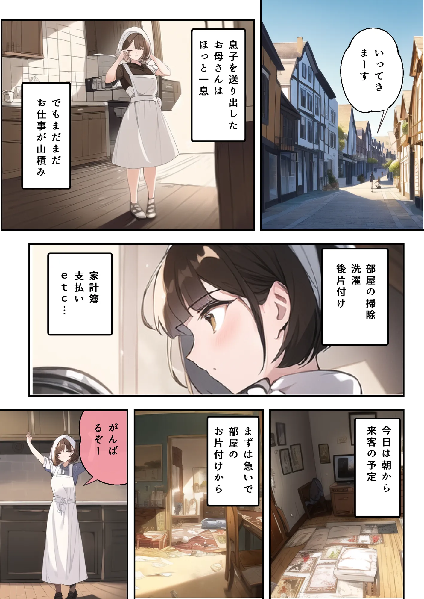 エプロン姿のママは好きですか? - 4ページ