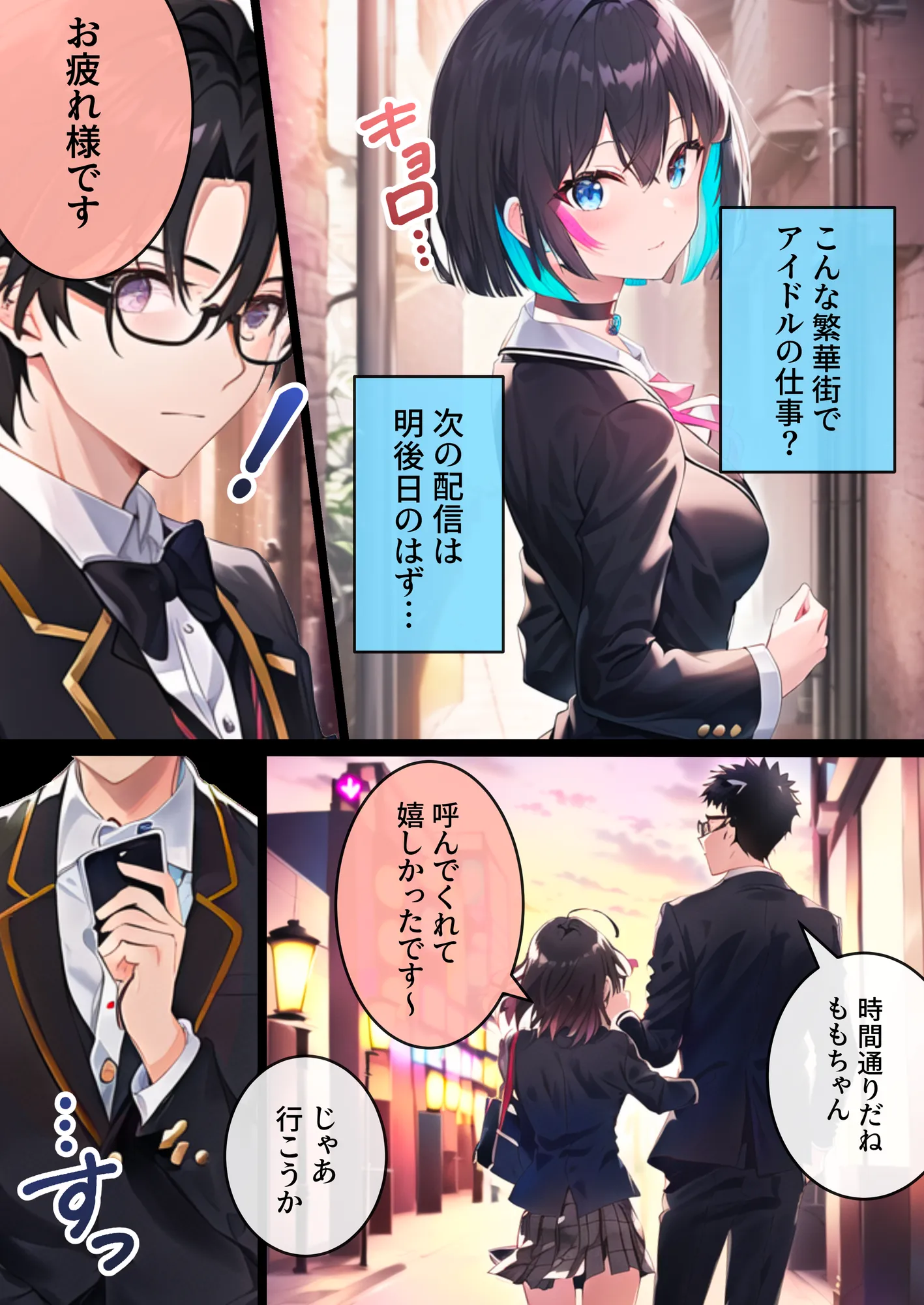 推しと繋がりたかっただけなのに〜片想いしていた同級生J●アイドルがおっさんとホテルに入ったので動画を撮って脅したらヤらせてくれたから泣きながら犯したらメス堕ちした話 - 8ページ