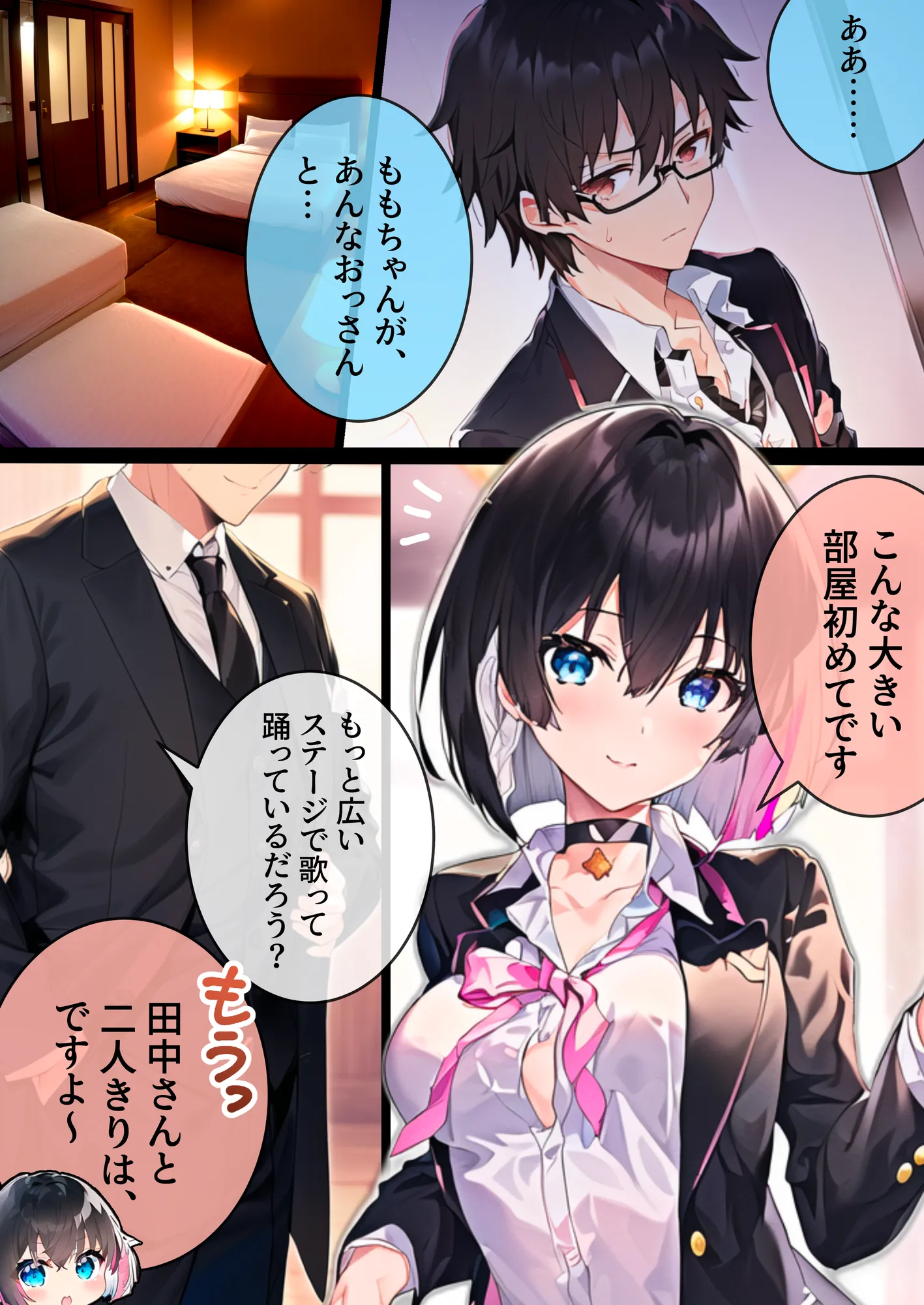 推しと繋がりたかっただけなのに〜片想いしていた同級生J●アイドルがおっさんとホテルに入ったので動画を撮って脅したらヤらせてくれたから泣きながら犯したらメス堕ちした話 - 9ページ