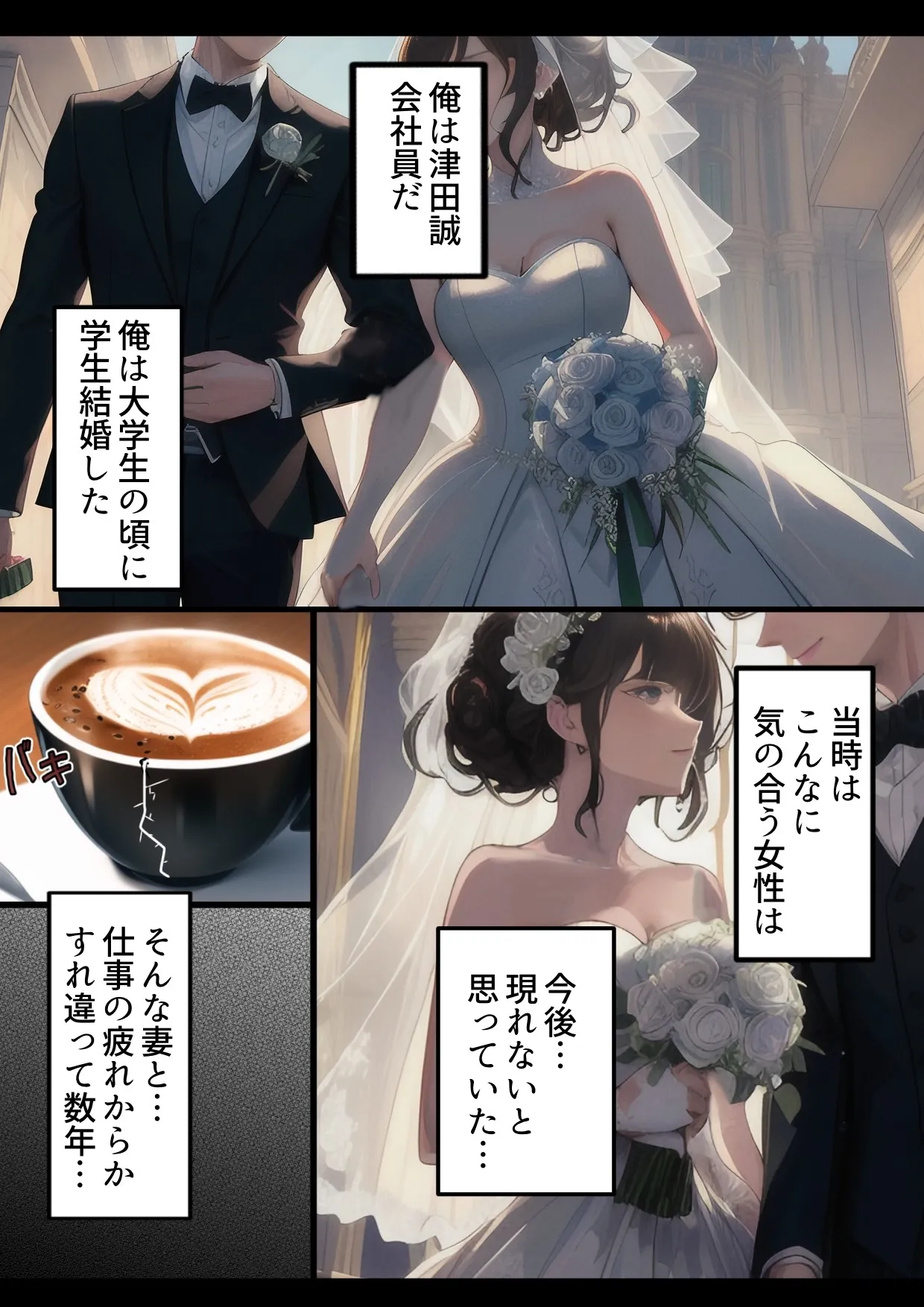 妻がパパ活アプリで同級生の男に寝取られた原因-嫁の女教師は生徒のギャルにパパ活でチャラ男パパ活アプリに登録され同級生に寝取られる。旦那の俺は「妻の寝取られ」を見せられながら生徒のギャルに犯●れ寝取られる話 - 1ページ