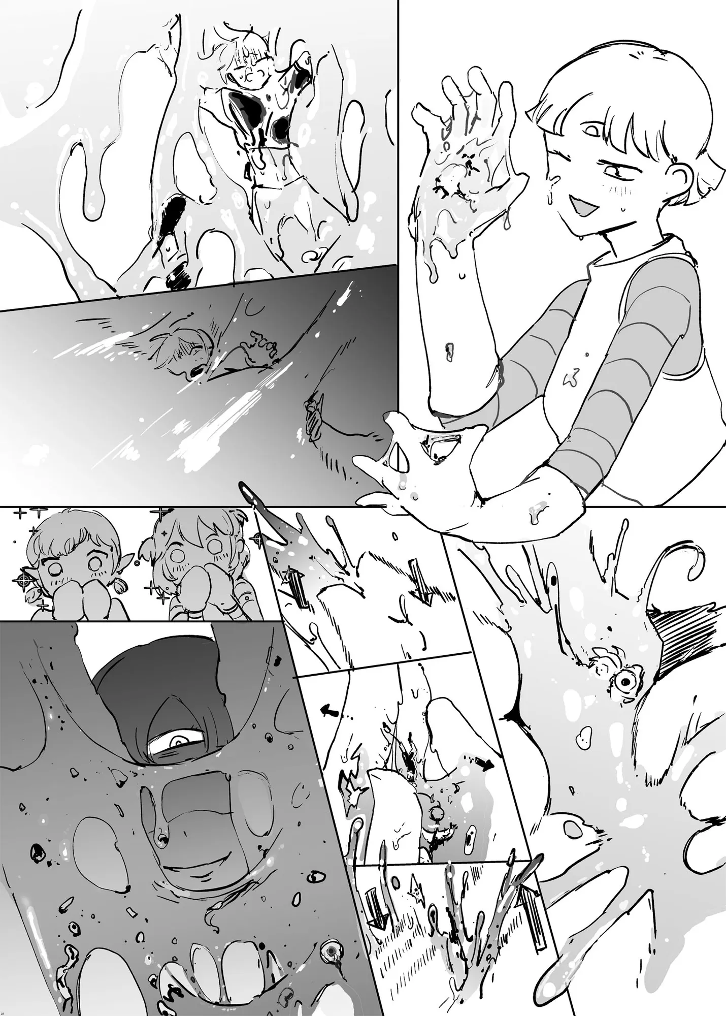 宇宙人・巨女/縮小合同誌 レトロ宇宙服着衣・破壊蹂躙特集号 - 3ページ