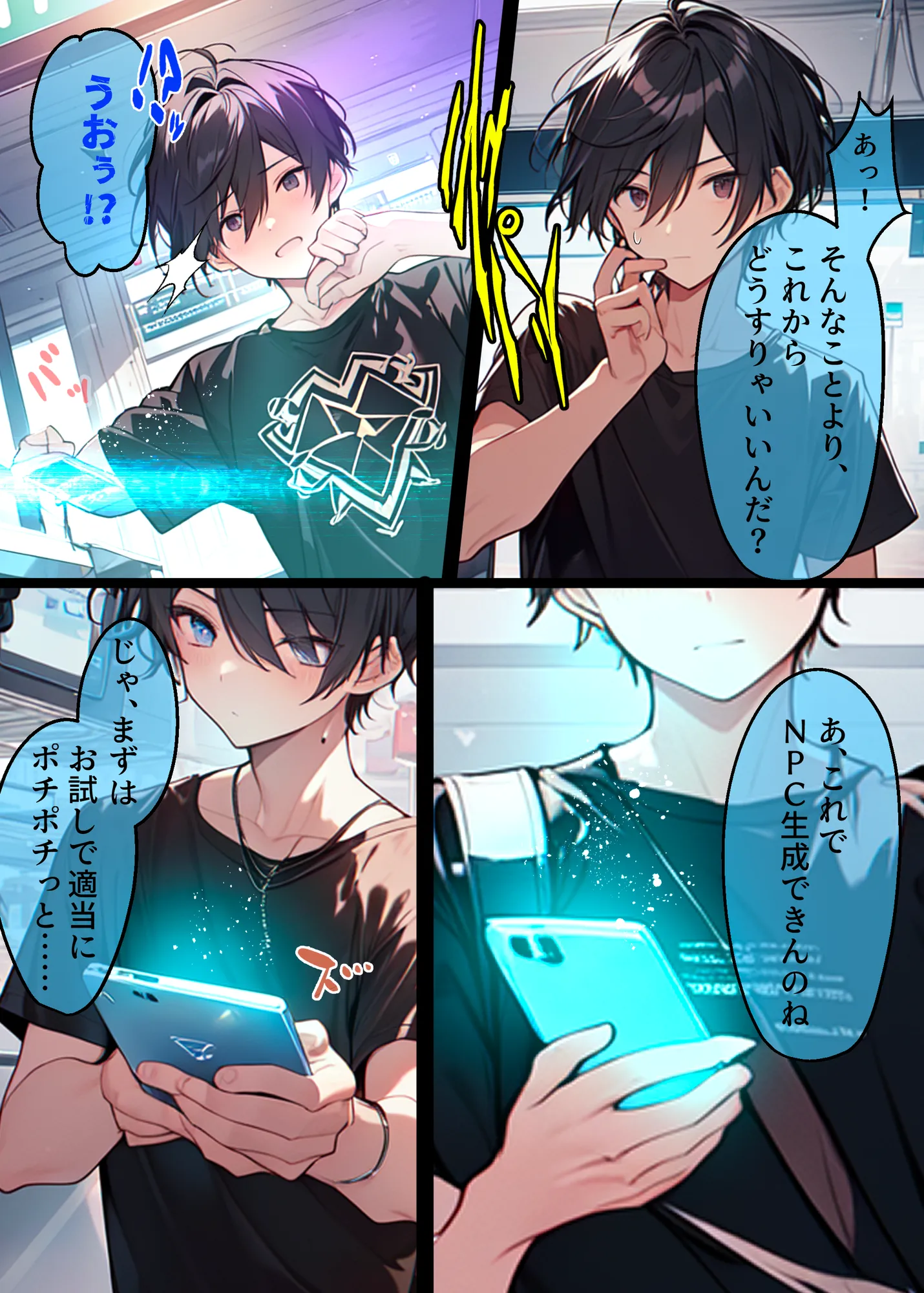 AI GIRL OVERDOSE〜理想のヒロインたちとエッチしまくれるギャルゲーをプレイしていたらVR版βテスターに。大量のヒロインたちに襲われて悶絶してたら真実の愛を見つけて†昇天†絶頂セックス… - 13ページ