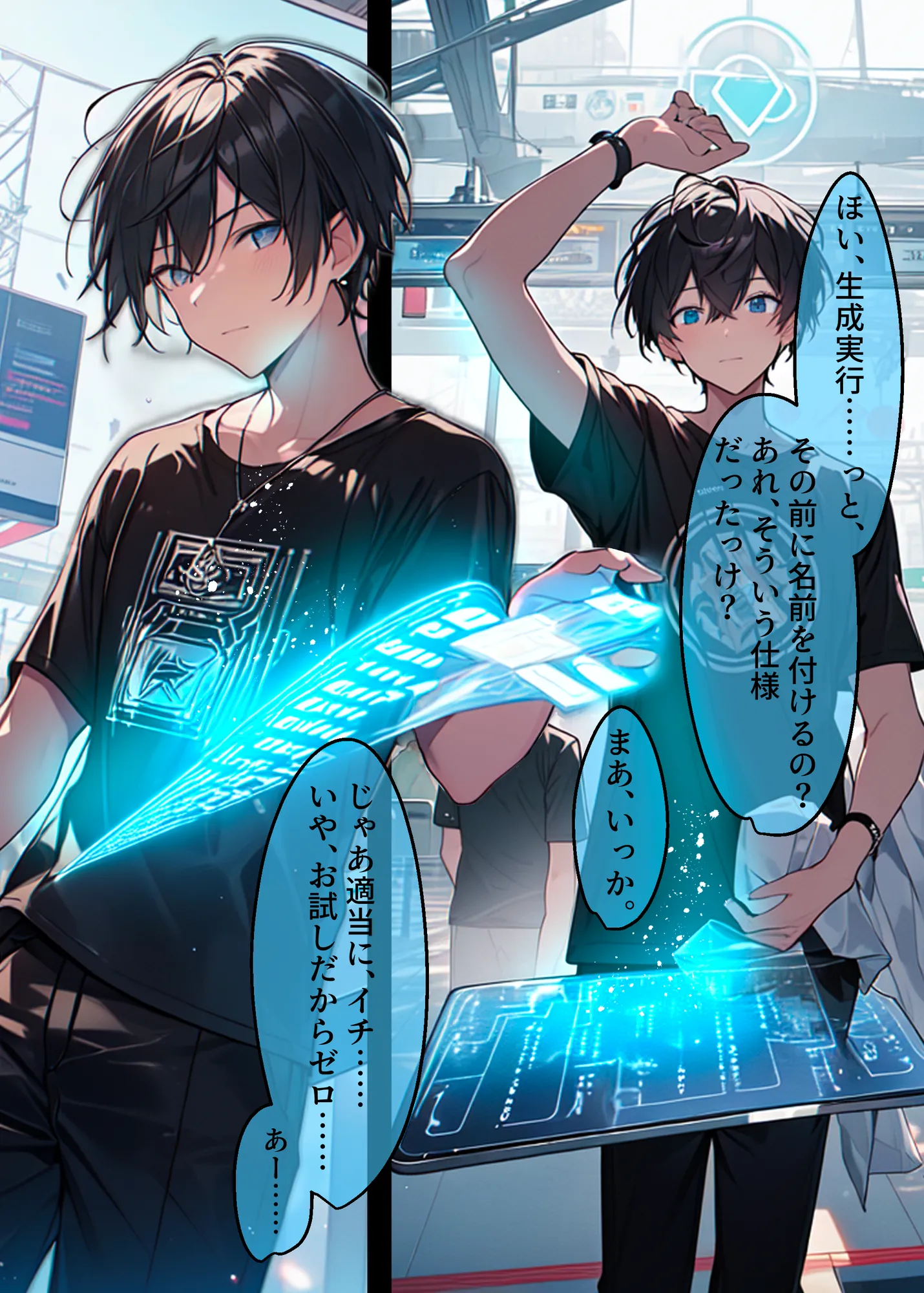 AI GIRL OVERDOSE〜理想のヒロインたちとエッチしまくれるギャルゲーをプレイしていたらVR版βテスターに。大量のヒロインたちに襲われて悶絶してたら真実の愛を見つけて†昇天†絶頂セックス… - 14ページ