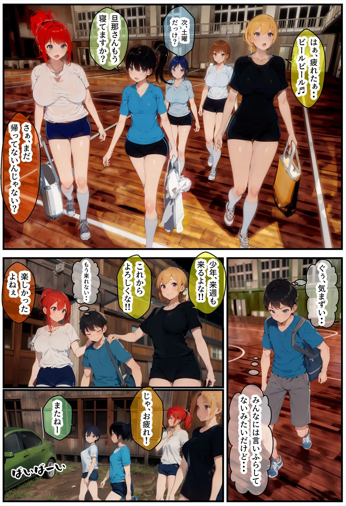 ママさんバレーに突撃したら精液むしり取られた話 - 11ページ