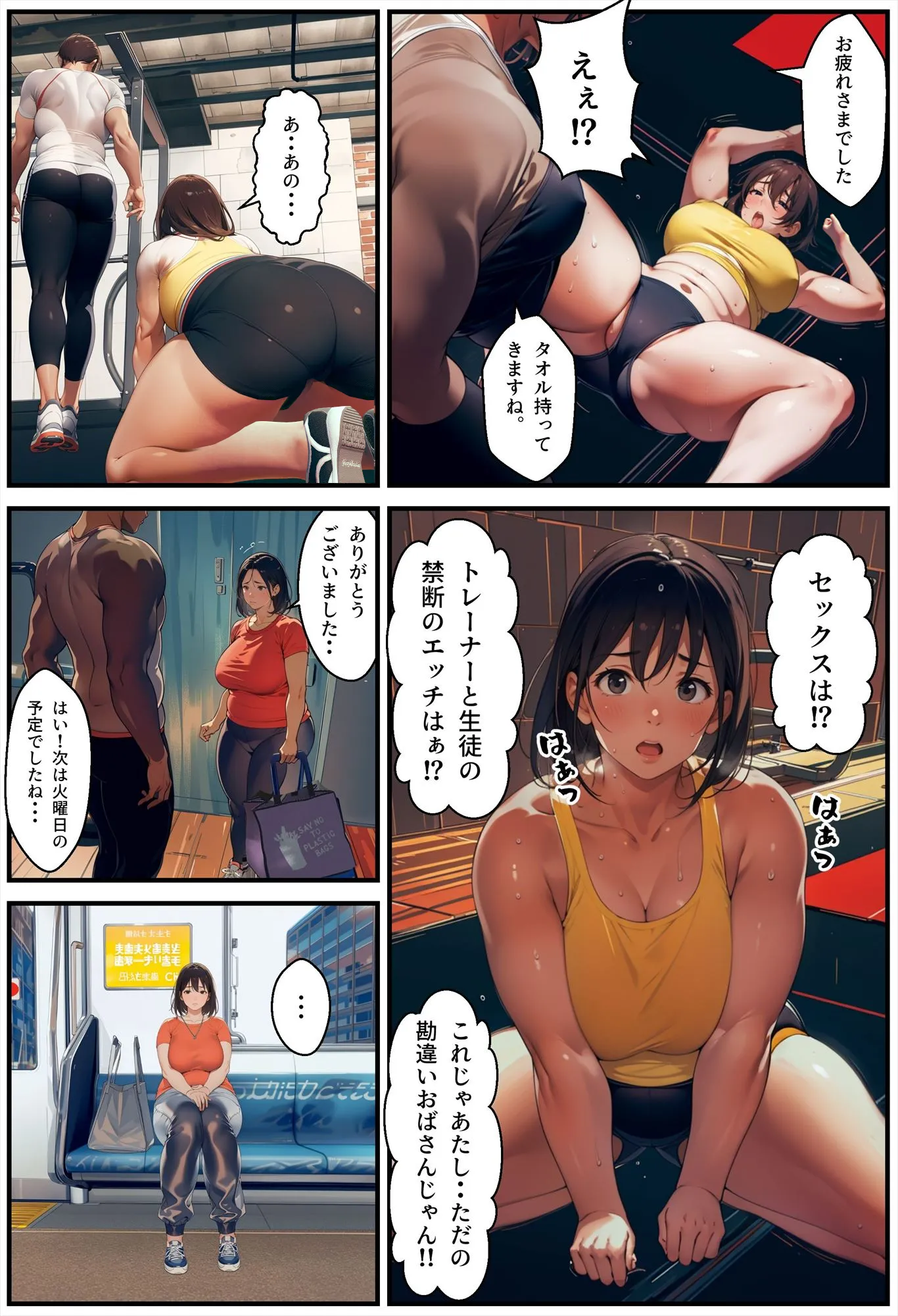 寝取られパーソナルジム カラダを鍛えたその先に - 3ページ